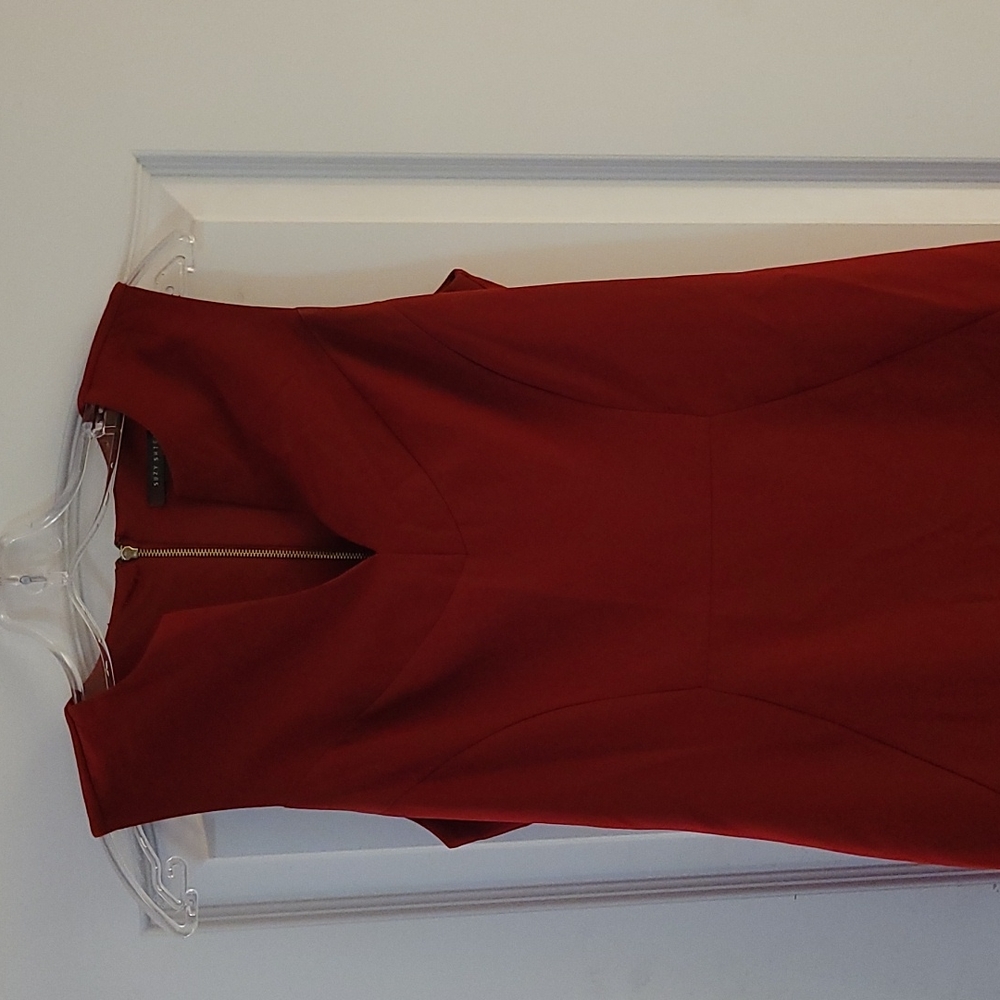 Burgundy dress